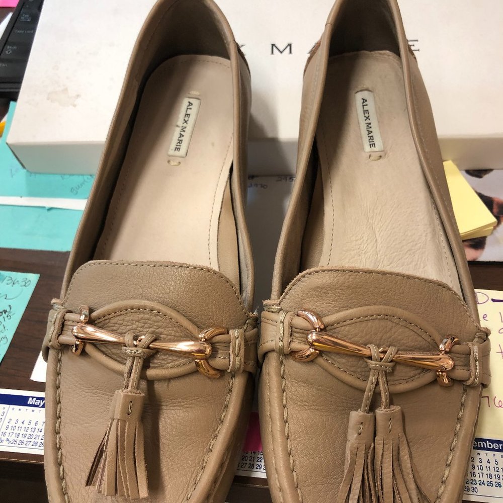 Alex Marie loafers- sahara sand color size 8.5